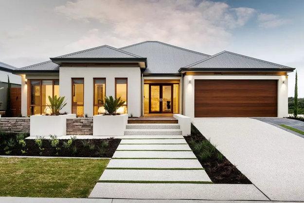 contemporary bungalow front yard landscaping