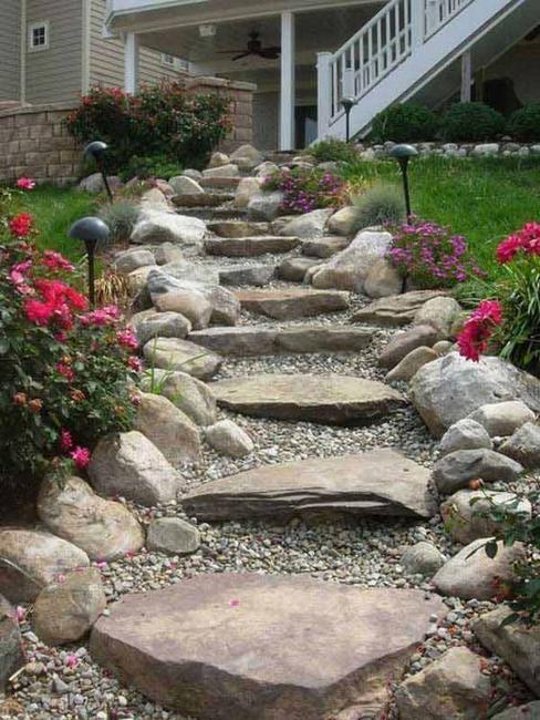 staircase designs yard landscaping ideas
