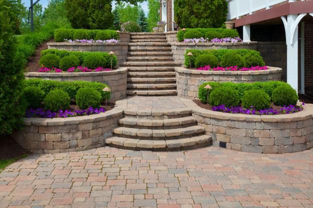 staircase designs yard landscaping ideas