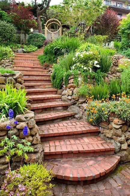 staircase designs yard landscaping ideas