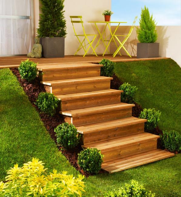 staircase designs yard landscaping ideas