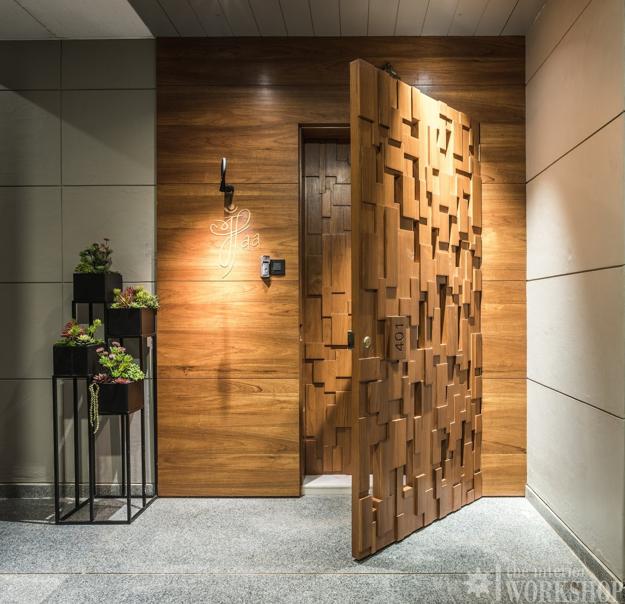unique creative entry door