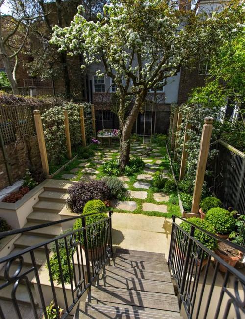 how to widen small long narrow backyard spaces