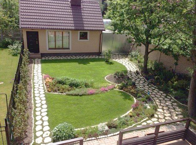 how to widen small long narrow backyard spaces
