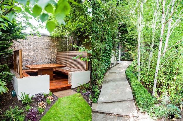 how to widen small long narrow backyard spaces