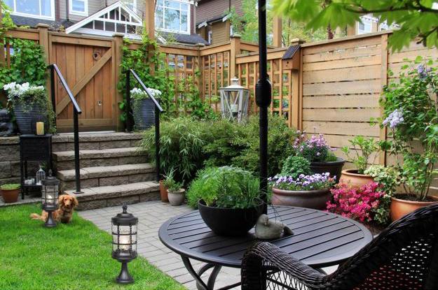 how to widen small long narrow backyard spaces