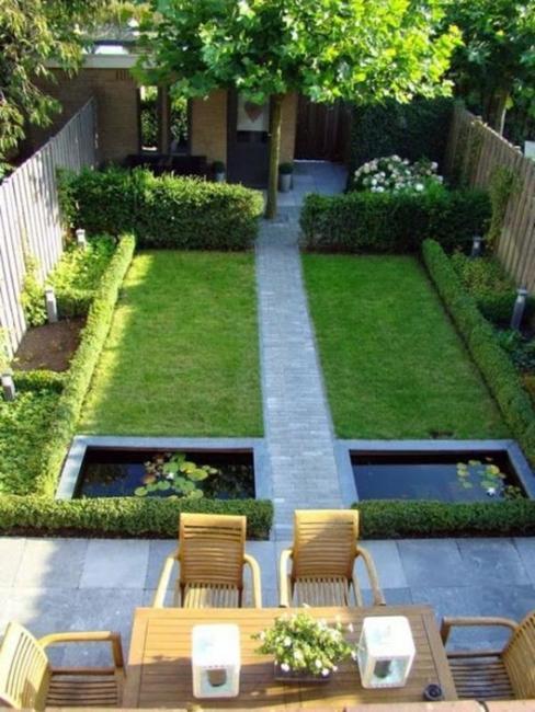 how to widen small long narrow backyard spaces
