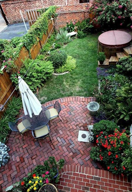 how to widen small long narrow backyard spaces