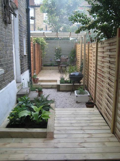 how to widen small long narrow backyard spaces