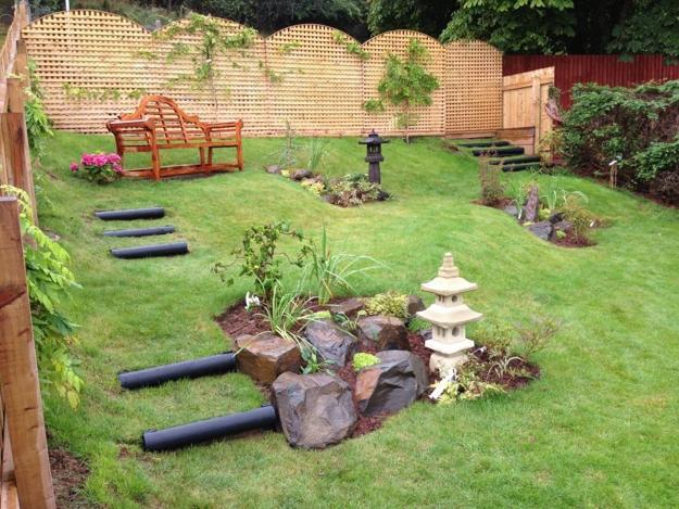 how to widen small long narrow backyard spaces