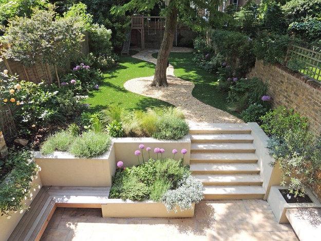 how to widen small long narrow backyard spaces