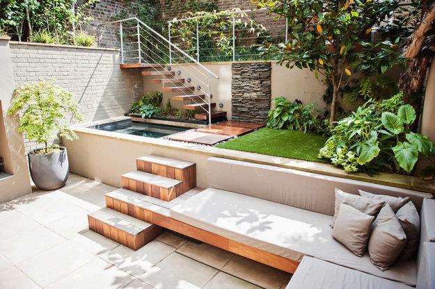 how to widen small long narrow backyard spaces