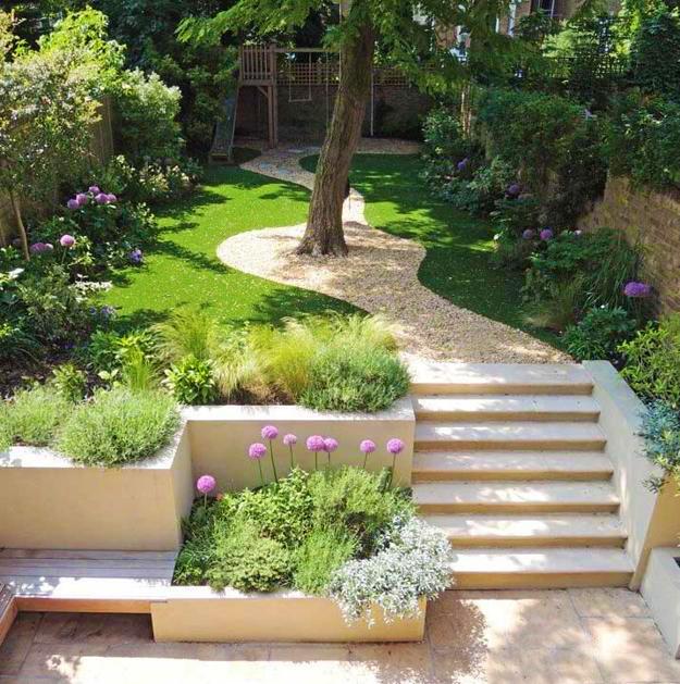 how to widen small long narrow backyard spaces