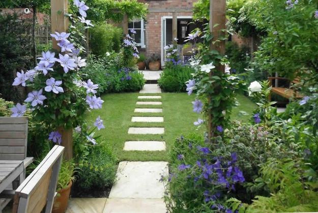 how to widen small long narrow backyard spaces