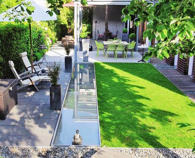 how to widen small long narrow backyard spaces