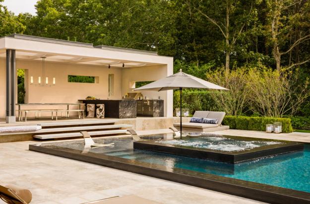unique water features swimming pool designs