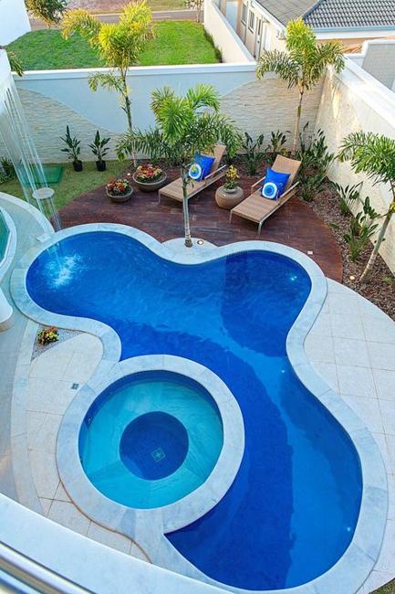 unique water features swimming pool designs