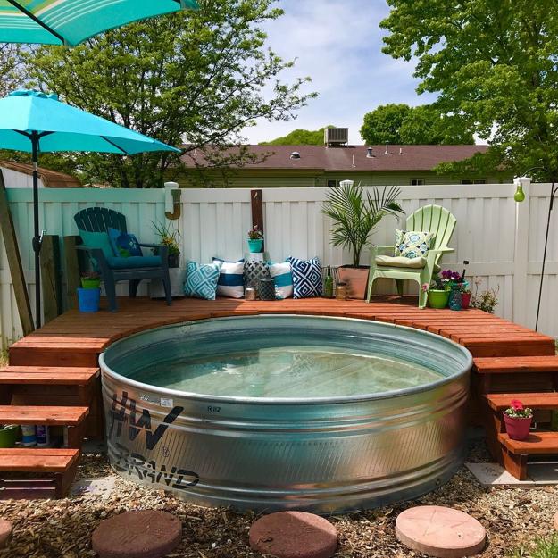 unique water features swimming pool designs