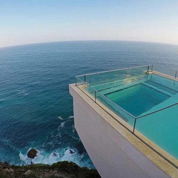 unique water features swimming pool designs