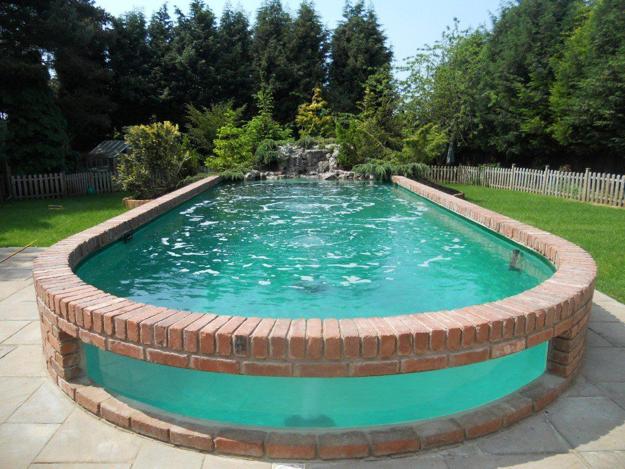 glass wall swimming pool