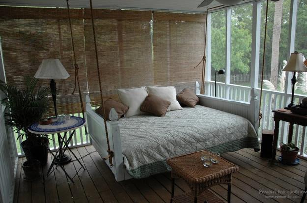 outdoor furniture swing beds