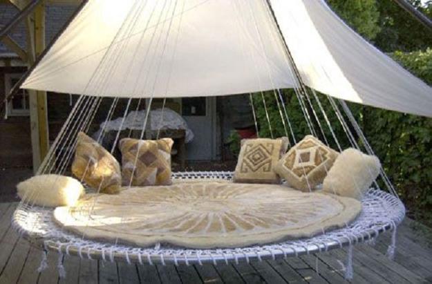 outdoor furniture swing beds