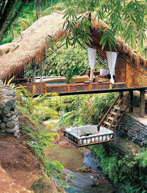 outdoor furniture swing beds