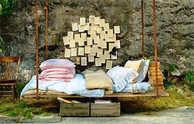 outdoor furniture swing beds