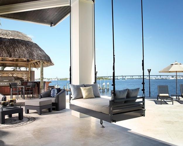 outdoor furniture swing beds