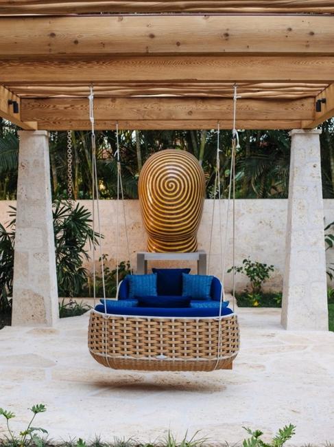 outdoor furniture swing beds