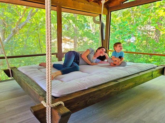 outdoor furniture swing beds