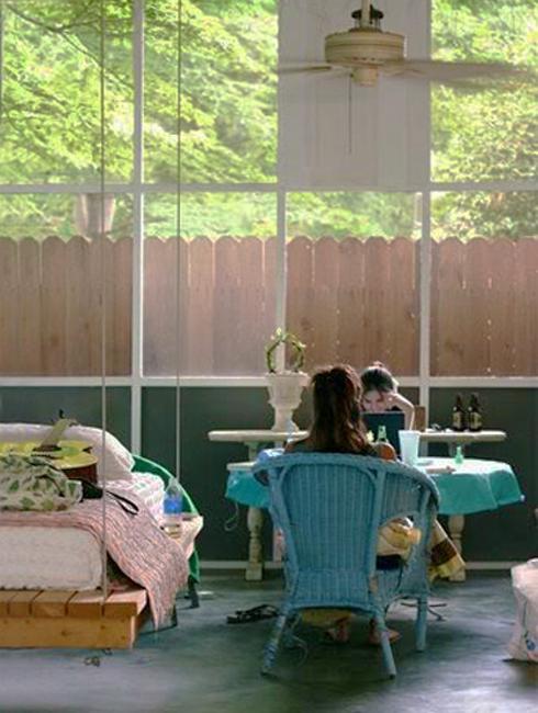 outdoor furniture swing beds