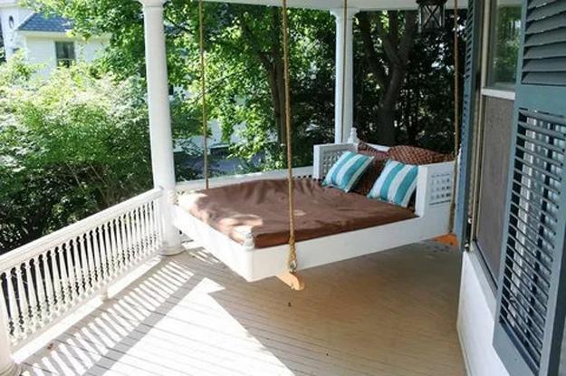 outdoor furniture swing beds