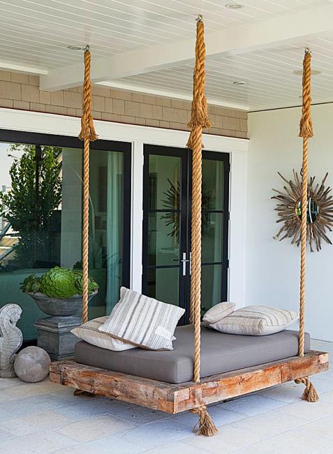 outdoor furniture swing beds