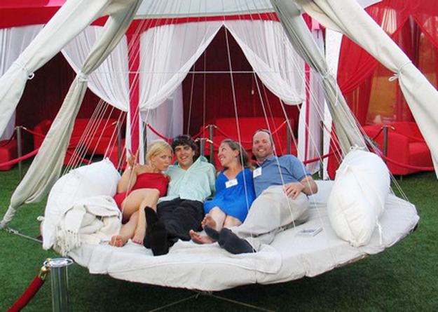 outdoor furniture swing beds