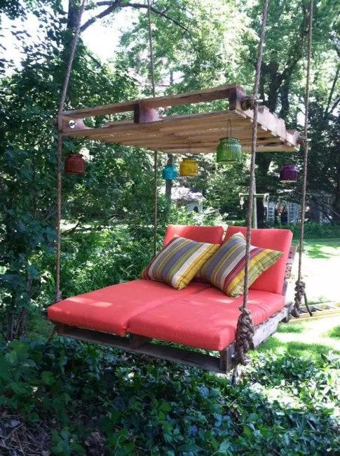 outdoor furniture swing beds
