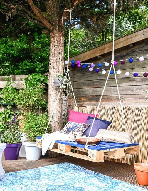 outdoor furniture swing beds