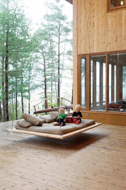 outdoor furniture swing beds