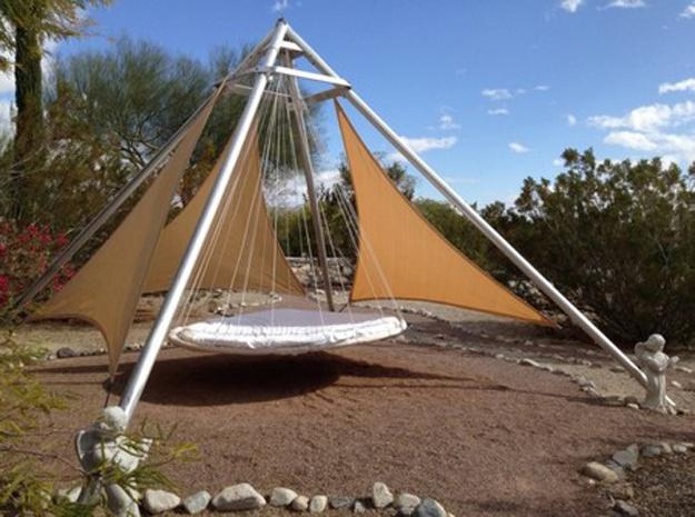 swing bed sun shades sails