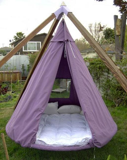 outdoor furniture swing beds