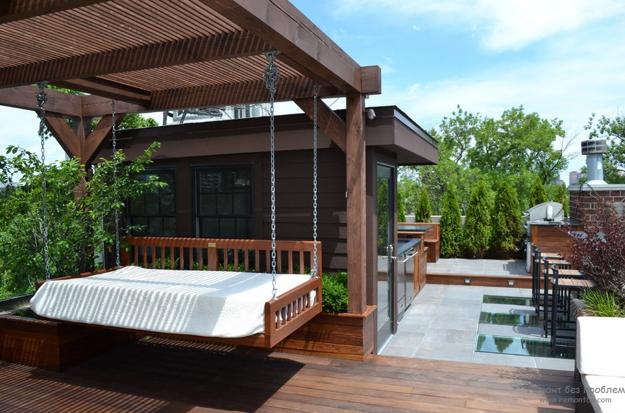 outdoor furniture swing beds