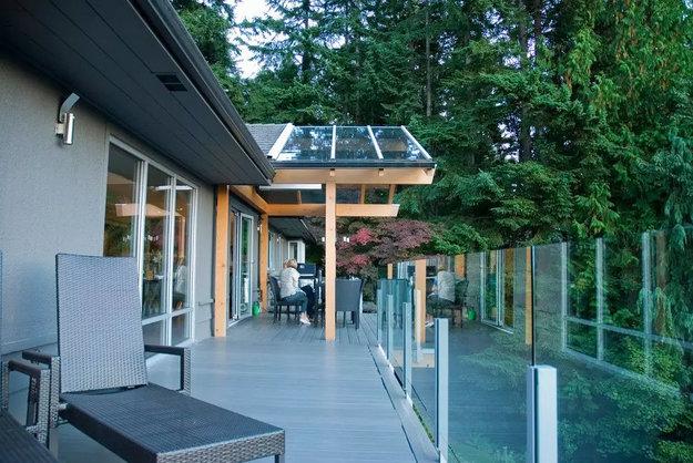 shelters canopies roofing material outdoor structures