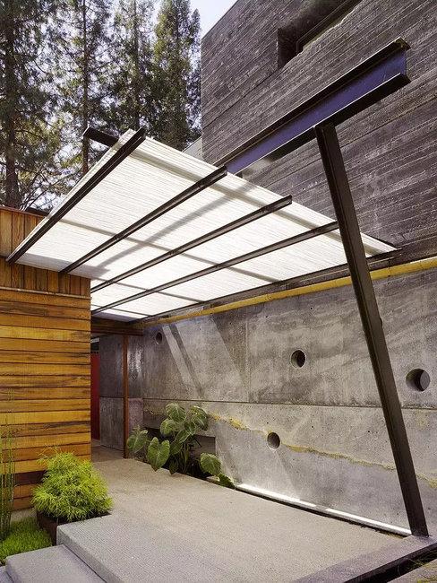 shelters canopies roofing material outdoor structures
