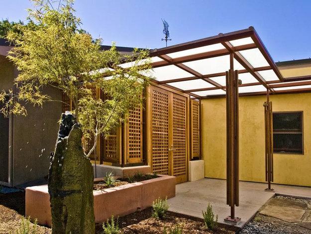 shelters canopies roofing material outdoor structures