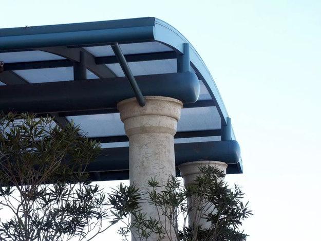 shelters canopies roofing material outdoor structures