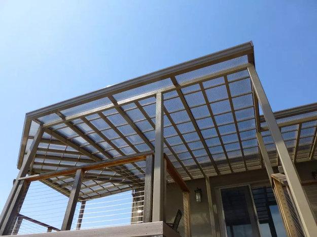 shelters canopies roofing material outdoor structures