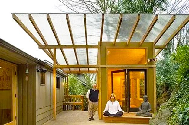shelters canopies roofing material outdoor structures