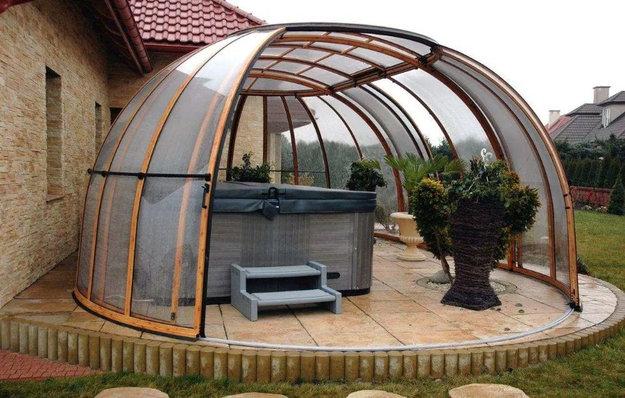 hot tub roof design