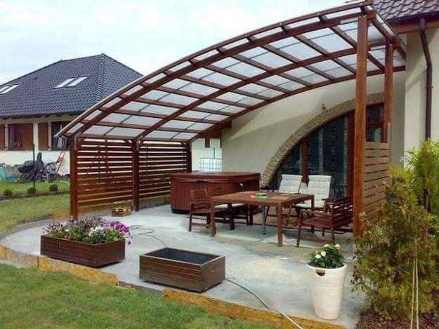 shelters canopies roofing material outdoor structures
