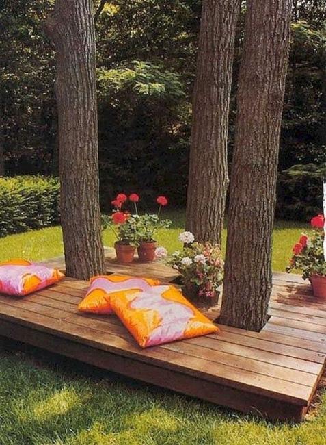 tranquil spots yard landscaping ideas